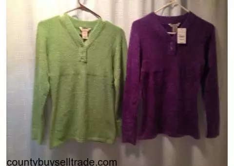2 Brand new Women's Arizona Sweaters